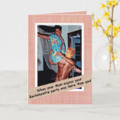 Junggeselinnen-Abschied mit Mama Karte (Gelbe Blume)