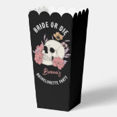 Junggeselinnen-Abschied mit schwarzem Retroschädel Geschenkschachtel (Vorderseite)