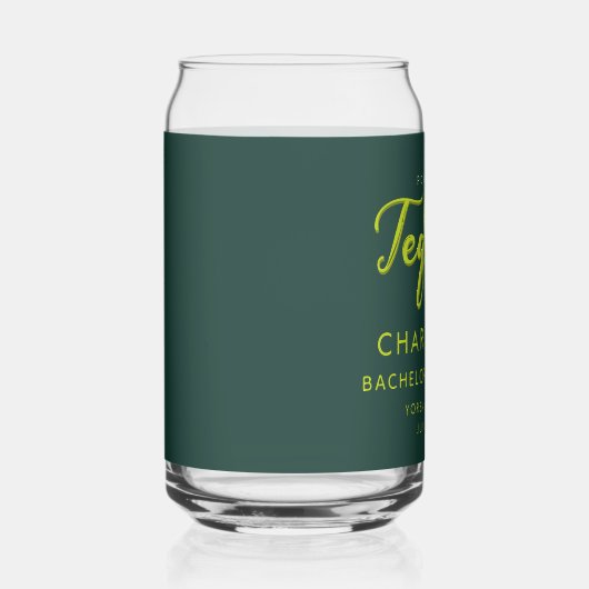 Junggeselinnen-Abschied mit Tequila Keepake Dosenglas (Rechts)