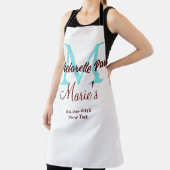 Junggeselinnen-Abschied Monogramm Name Datum angeb Schürze (InSitu)