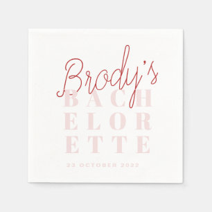 Junggeselinnen-Abschied Napkins - Brody Serviette