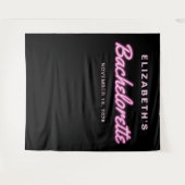 Junggeselinnen-Abschied Neon Lights Wandteppich (Vorderseite (Horizontal))