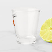 Junggeselinnen-Abschied orange aperol Spritz Cockt Schnapsglas (Rechts)