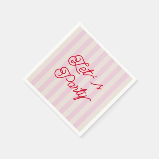 Junggeselinnen-Abschied Party Serviette (Ecke)