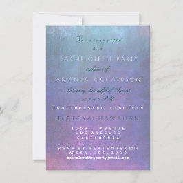 Junggeselinnen-Abschied Pink Aquatic Pasta Wasserf Einladung