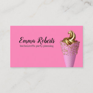Junggeselinnen-Abschied Planning Business Card Visitenkarte