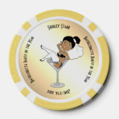 Junggeselinnen-Abschied Pokerchips (Rückseite)