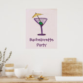 Junggeselinnen-Abschied Poster (Küche)