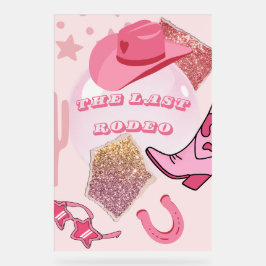Junggeselinnen-Abschied Poster - Glitzer und Glam