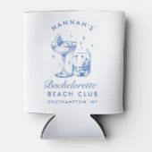 Junggeselinnen-Abschied Retro Cocktail Blue Bridge Dosenkühler (Vorderseite)