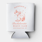 Junggeselinnen-Abschied Retro Cocktail Orange Brid Dosenkühler (Vorderseite)