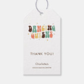 Junggeselinnen-Abschied Retro Disco Custom Geschenkanhänger (Vorderseite)