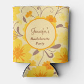 Junggeselinnen-Abschied-Retro-Sunshine Dosenkühler (Vorderseite)