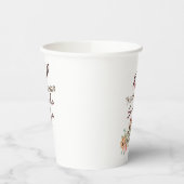 Junggeselinnen-Abschied RIP Single Lebenslauf schä Pappbecher (Links)