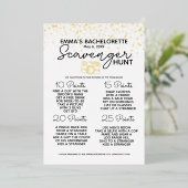 Junggeselinnen-Abschied Scavenger Jagd Spielspass  Folieneinladung (Stehend vorne)