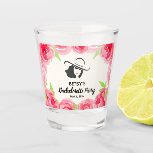 Junggeselinnen-Abschied Schnapsglas (Vorderseite)