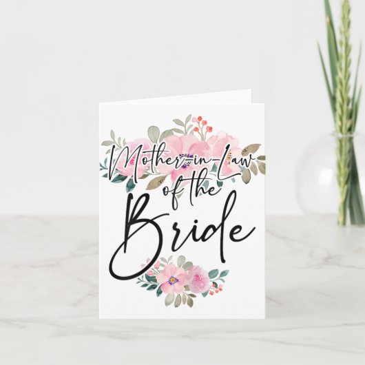 Junggeselinnen-Abschied Schwiegermutter The Bride Karte (Vorderseite)