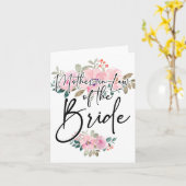 Junggeselinnen-Abschied Schwiegermutter The Bride Karte (Gelbe Blume)