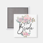Junggeselinnen-Abschied Schwiegermutter The Bride  Magnet (Vorderseite/Rückseite)