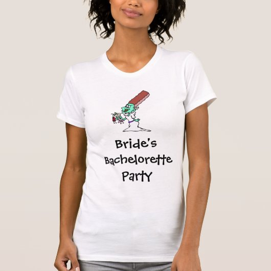 Junggeselinnen-Abschied Shirt mit Bridezilla (Vorderseite)