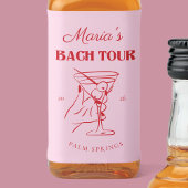 Junggeselinnen-Abschied-Shot-Mini-Flasche Alkoholflaschenetikett