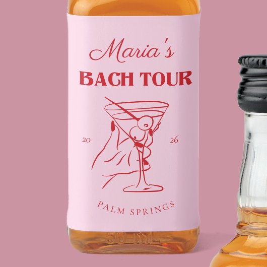 Junggeselinnen-Abschied-Shot-Mini-Flasche Alkoholflaschenetikett