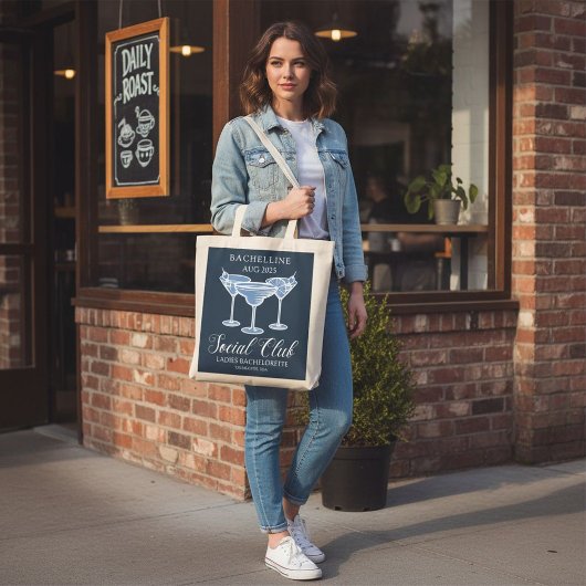 Junggeselinnen-Abschied Social Club Tasche