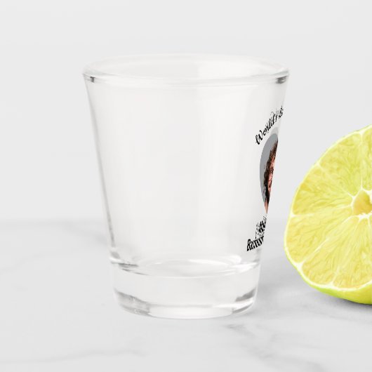 Junggeselinnen-Abschied Spaß Personalisierte Boden Schnapsglas (Links)