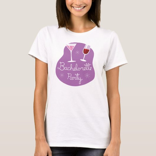 Junggeselinnen-Abschied T - Shirt (Vorderseite)