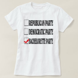 Junggeselinnen-Abschied. T-Shirt