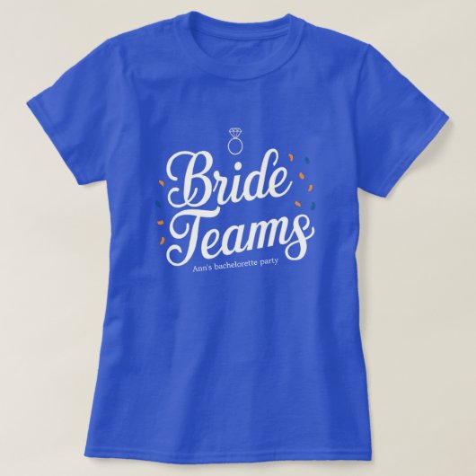 Junggeselinnen-Abschied-T - Shirt (Design vorne)