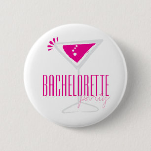 Junggeselinnen-Abschied-Taste für Rosa Martini Button