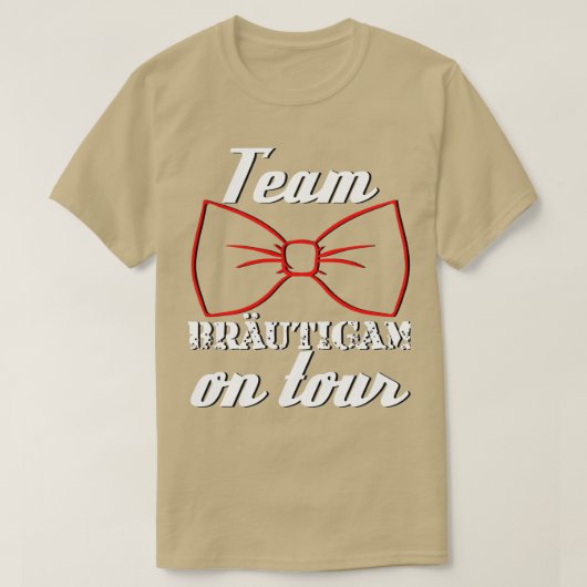 Junggeselinnen-Abschied-Team auf Tour T-Shirt (Design vorne)