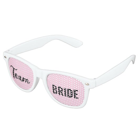 Junggeselinnen-Abschied Team Bride Bridal Cool Spa Partybrille (Schrägansicht)