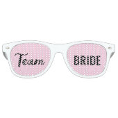 Junggeselinnen-Abschied Team Bride Bridal Cool Spa Partybrille (Vorderseite)
