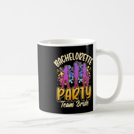 Junggeselinnen-Abschied Team Bride Kaffeetasse (Rechts)