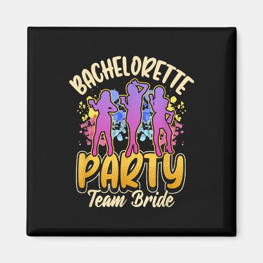 Junggeselinnen-Abschied Team Bride Magnet (Vorne)