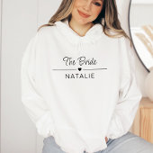 Junggeselinnen-Abschied Team Bride Personalisiert Hoodie