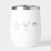 Junggeselinnen-Abschied Thermal Wine Tumbler (Vorderseite)