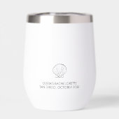 Junggeselinnen-Abschied Thermal Wine Tumbler (Rückseite)