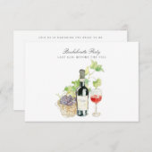 Junggeselinnen-Abschied Toskana Einladung (Vorne/Hinten)