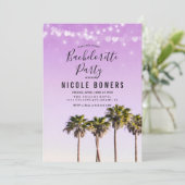 Junggeselinnen-Abschied Tropische Einladung (Stehend Vorderseite)