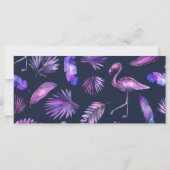 Junggeselinnen-Abschied | Tropische Party Einladun (Rückseite)