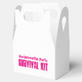 "Junggeselinnen-Abschied" - Überlebenskits Geschenkschachtel (Geöffnet)