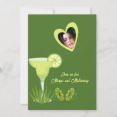 Junggeselinnen-Abschied- und Trauerporträt Einladung (Rückseite)