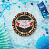 Junggeselinnen-Abschied Vegas Style - DIY City & S Pappteller (Party)