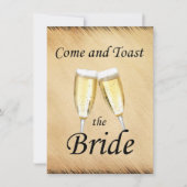 Junggeselinnen-Abschied von Rost und Spitzen Einladung (Vorderseite)