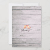 Junggeselinnen-Abschied Wasserfarbenes Rustikales  Einladung (Rückseite)