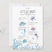 Junggeselinnen-Abschied Watercolor (Vorderseite)