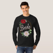 Junggeselinnen-Abschied Wedding Brautparty Floral  T-Shirt (Vorne ganz)